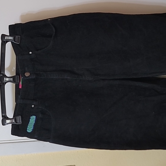 Empyre tori corduroy pants womens baggy y2k logo 90's relaxed fit cotton b31 - Picture 3 of 8